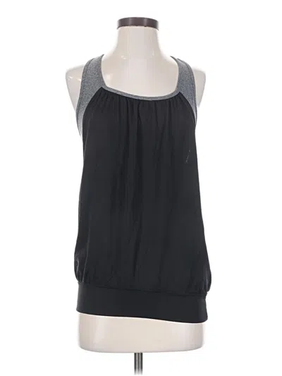 Pre-owned Xersion Tank Top Black Halter Neckline Tops