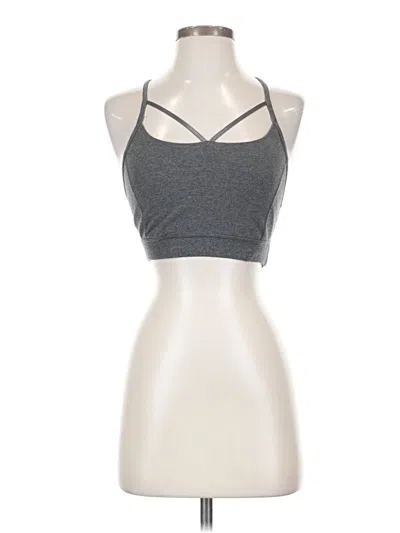 Pre-owned Xersion Tank Top Gray Halter Neckline Tops