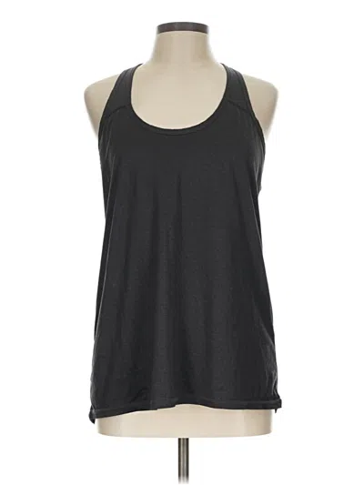 Pre-owned Xersion Tank Top Gray Halter Neckline Tops