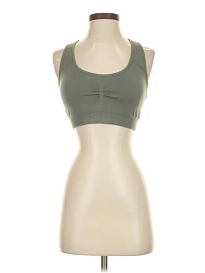 Pre-owned Xersion Tank Top Green Strapless Neckline Tops
