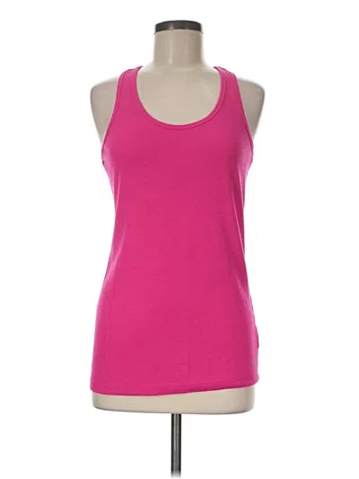 Pre-owned Xersion Tank Top Pink Halter Neckline Tops