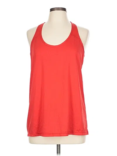 Pre-owned Xersion Tank Top Red Halter Neckline Tops
