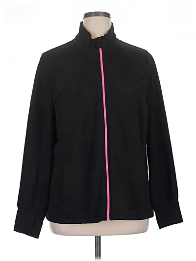 Pre-owned Xersion Track Jacket In Black