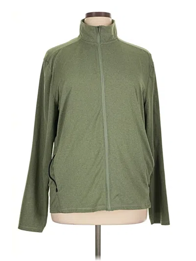 Pre-owned Xersion Track Jacket In Green