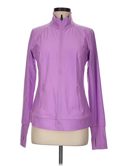 Pre-owned Xersion Track Jacket In Purple