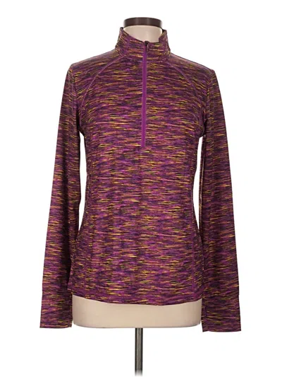 Pre-owned Xersion Track Jacket In Purple