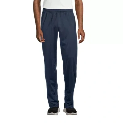 Xersion Tricot Mens Moisture Wicking Quick Dry Regular Fit Workout Pant In Blue