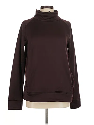 Pre-owned Xersion Turtleneck Sweater In Burgundy