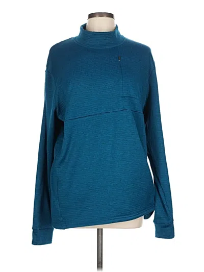 Pre-owned Xersion Turtleneck Sweater In Teal