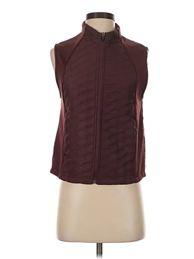 Pre-owned Xersion Vest In Burgundy