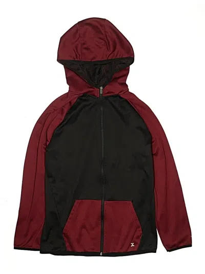 Pre-owned Xersion Kids' Windbreaker Jacket In Burgundy
