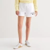 Xersion Womens 4" French Terry Active Pull-on Short In White