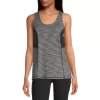 Xersion Womens Everair Scoop Neck Sleeveless Tank Top In Black