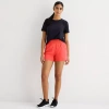 Xersion Womens Featherlite Woven Pull-on Short In Red