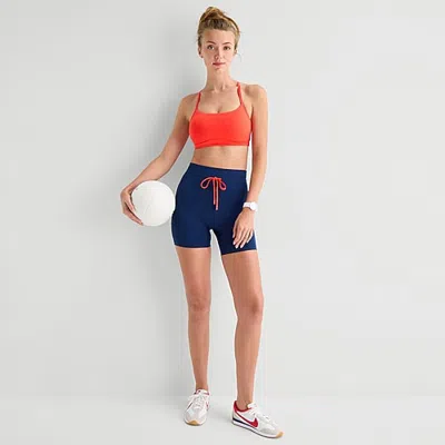 Xersion Womens Light Support Sports Bra 385092 In Red