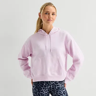 Xersion Womens Long Sleeve Active Hoodie In Purple