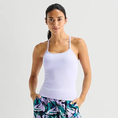 Xersion Womens Scoop Neck Sleeveless Active Tank Top In Purple