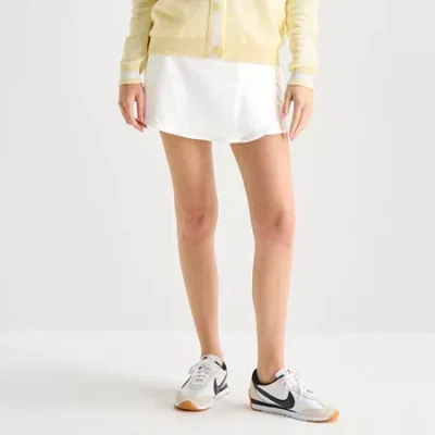 Xersion Womens Stretch Fabric Quick Dry Skort In White