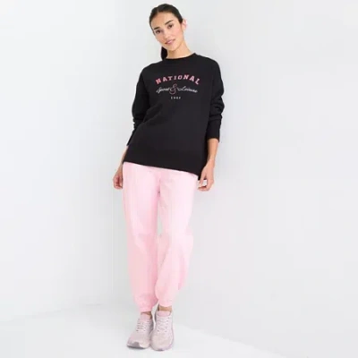 Xersion Womens Super Soft Fleece Jogger In Pink