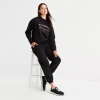 Xersion Womens Super Soft Fleece Jogger Tall In Black