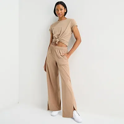 Xersion Womens Wide Leg Mid Rise Regular Fit Track Pant In Multi