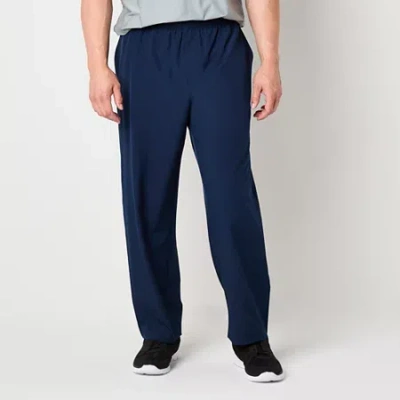 Xersion Woven Open Bottom Mens Regular Fit Big And Tall Workout Pant In Blue