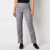 Xersion X-warmth Fleece Womens High Rise Straight Sweatpant In Gray