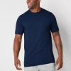 Xersion Xtreme Mens Crew Neck Short Sleeve Active Big And Tall T-shirt In Blue