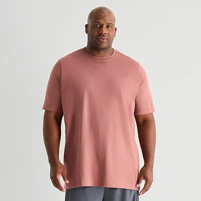 Xersion Xtreme Mens Crew Neck Short Sleeve Active Big And Tall T-shirt In Red