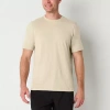 Xersion Xtreme Mens Crew Neck Short Sleeve Active T-shirt In Sand