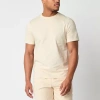 Xersion Xtreme Mens Crew Neck Short Sleeve Quick Dry Active T-shirt In Sand