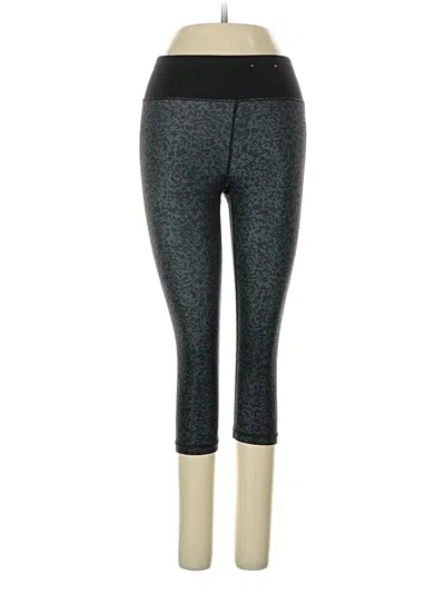 Pre-owned Xersion Yoga Pants In Silver
