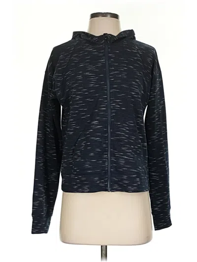 Pre-owned Xersion Zip Up Hoodie In Blue