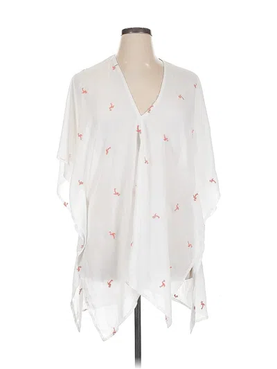 Pre-owned Xhilaration 3/4 Sleeve Blouse In White