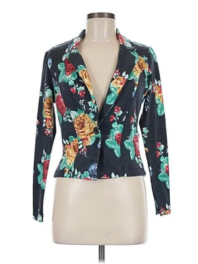 Pre-owned Xhilaration Blazer Jacket In Blue
