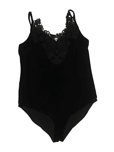 Pre-owned Xhilaration Bodysuit In Black