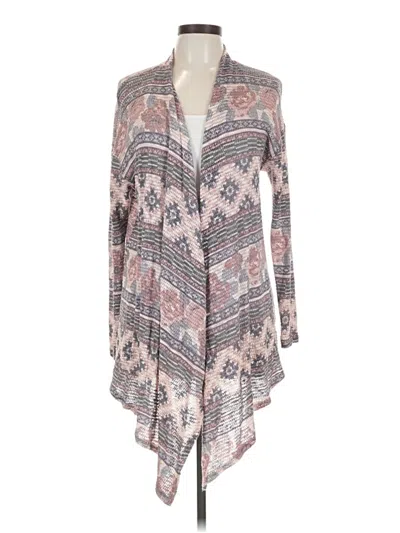 Pre-owned Xhilaration Cardigan Sweater In Gray