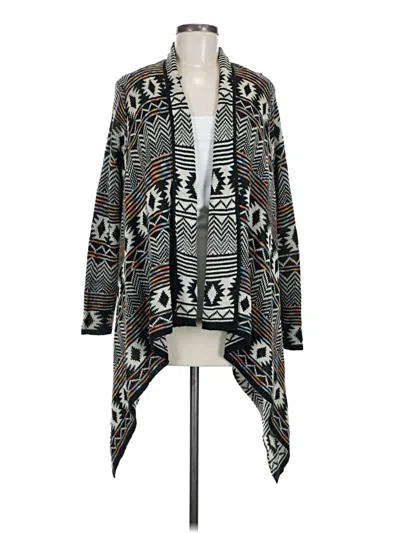 Pre-owned Xhilaration Cardigan Sweater In Gray
