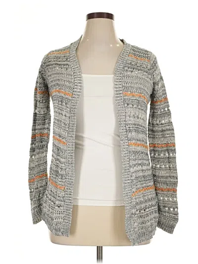 Pre-owned Xhilaration Cardigan Sweater In Gray