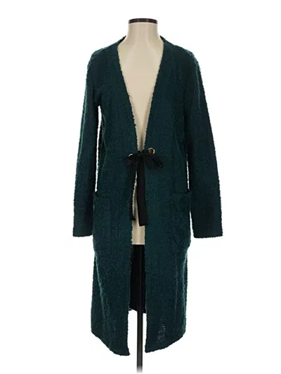 Pre-owned Xhilaration Cardigan Sweater In Teal