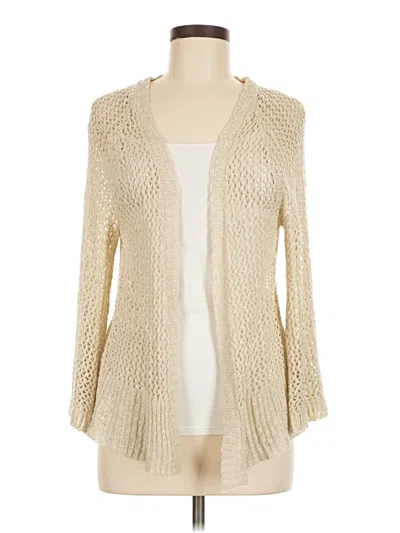 Pre-owned Xhilaration Cardigan Sweater In White
