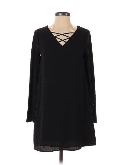 Pre-owned Xhilaration Casual Dress In Black