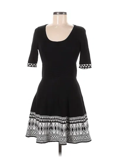 Pre-owned Xhilaration Casual Dress In Black