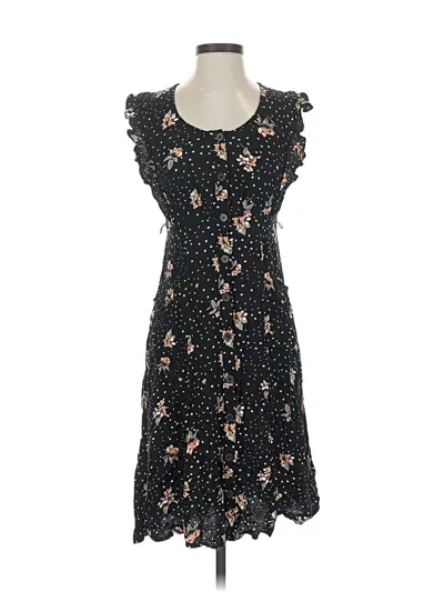Pre-owned Xhilaration Casual Dress In Black
