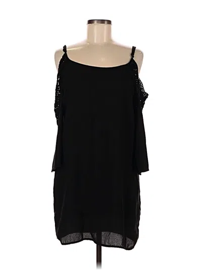Pre-owned Xhilaration Casual Dress In Black