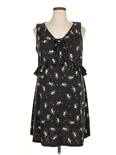 Pre-owned Xhilaration Casual Dress In Black