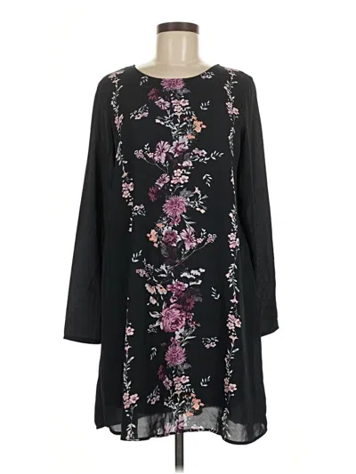 Pre-owned Xhilaration Casual Dress In Black