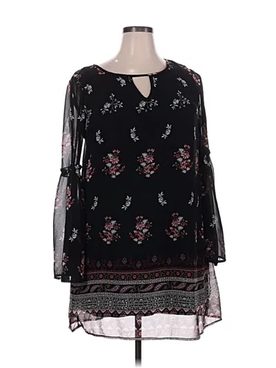 Pre-owned Xhilaration Casual Dress In Black