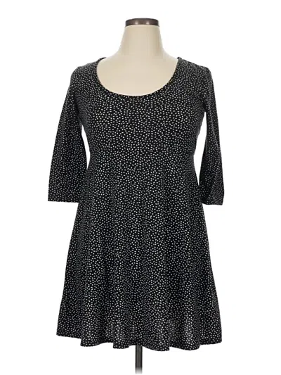 Pre-owned Xhilaration Casual Dress In Black