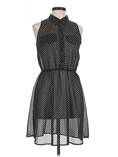 Pre-owned Xhilaration Casual Dress In Black